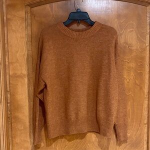 Ava & Viv Tan Crewneck Sweater
